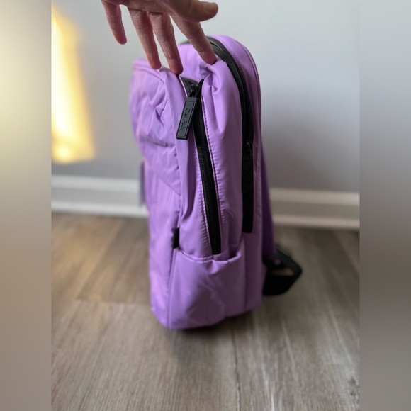 Calpak Backpack Luka 15 in Laptop Backpack Puffer Lilac Lavender Purple Bookbag main image 11